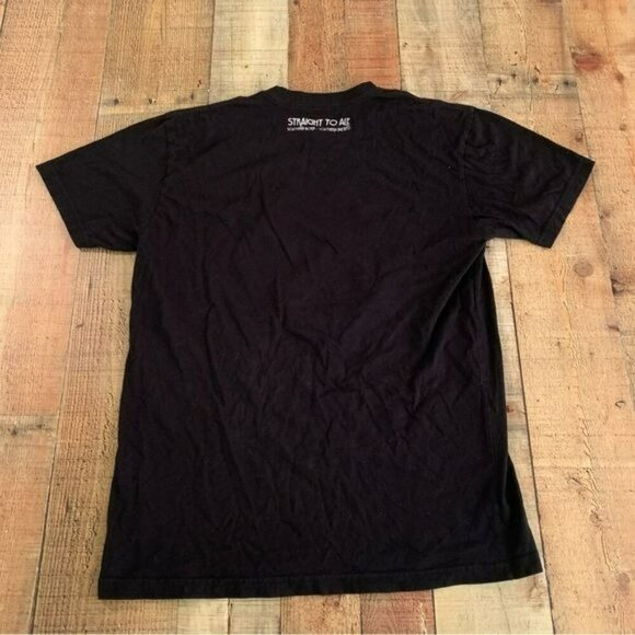 Straight to Ale men's size medium black logo Graphic short sleeve tshirt tee - Picture 5 of 6